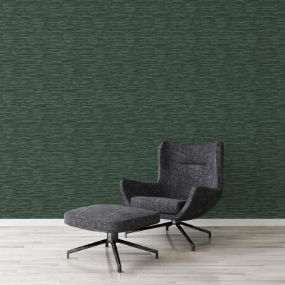 Afbeelding van RAFFIA BEHANG Landelijk groen A.S. Création Daniel Hechter 6