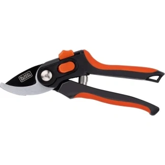 Afbeelding van Snoeischaar BLACK+DECKER (Veermechanisme, Bypass, Staal)