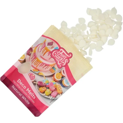 Afbeelding van FunCakes Deco Melts Smeltsnoep Natuurlijk Wit 250g