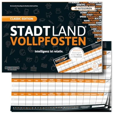 Afbeelding van DENKRIESEN City Land Full Post Intelligence is Relative River Game Pad A3 Format, XXL