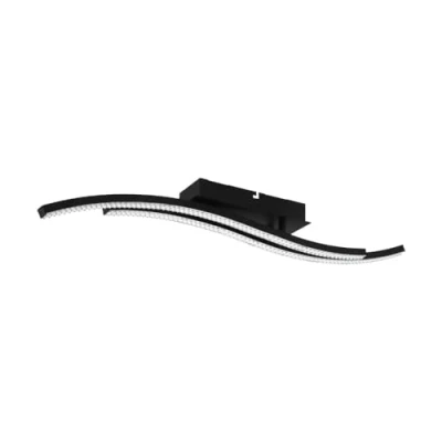Afbeelding van EGLO Lejias Plafonnière LED 78 cm Zwart