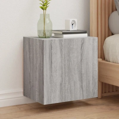 Afbeelding van Tv wandmeubels 2 st 40,5x30x40 cm hout grijs sonoma