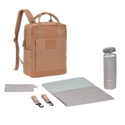 Afbeelding van Lässig Luiertas Rugzak Gre Vividal Backpack Almond Lichtbruin