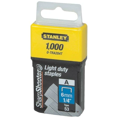 Afbeelding van Stanley nieten 6mm type A 1 TRA204T (Per 1000 stuks)