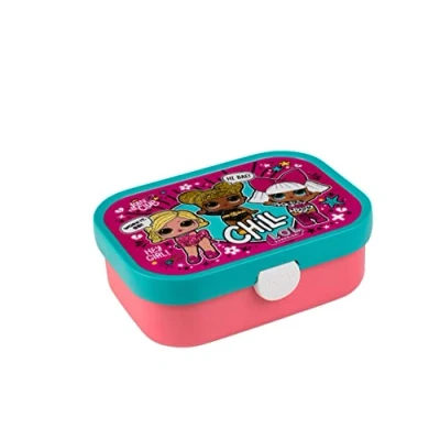 Image de Mepal Boîte à Déjeuner Campus Lunch Box Bento pour Enfants Boite Repas avec Compartiment Fermeture Clip Sans BPA et Compatible au Lave Vaisselle 750 ml Lol Surprise