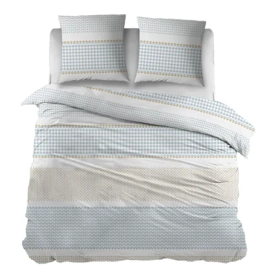 Afbeelding van Snoozing Alicia Dekbedovertrek Eenpersoons 140x200/220 cm Blauw