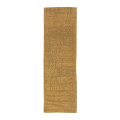 Afbeelding van Louis de Poortere Structures Runner 80 x 250 cm Madagascar Gold