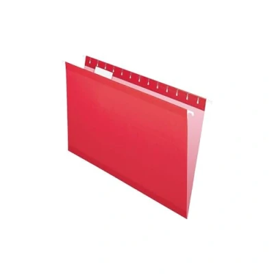 Afbeelding van Pendaflex Versterkte hangmap, wettelijke maat, rood, snit 1/5, 25/BX (4153 1/5 rood)
