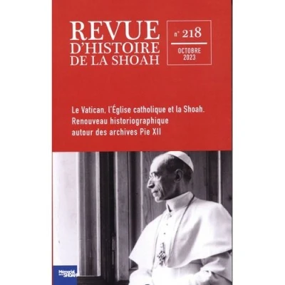 Image de Revue d&#039;Histoire de la Shoah N 218