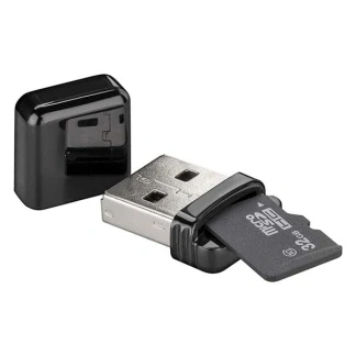 Afbeelding van Goobay USB Cardreader met A connector en 1 kaartsleuf voor Micro SD/TF USB2.0