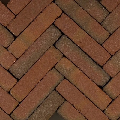 Afbeelding van Art Bricks Waalformaat 5x20x6,5cm fabritius rood/bruin