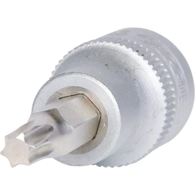 Afbeelding van KS TOOLS 911.3872 Steeksleutelelement DIN 3120, ISO 1174 T27 Chroom vanadium staal Torx gekarteld
