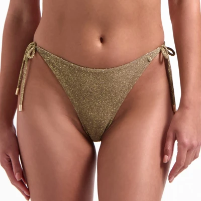 Afbeelding van Beachlife Bikinibroekje Gold Glitter Goud 40