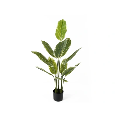 Afbeelding van Present Time Kunstplant Calathea Large Groen 70x70x116cm Modern