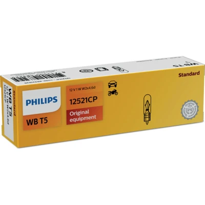 Afbeelding van PHILIPS 12521CP Autolampen Glassokkellamp 12 1