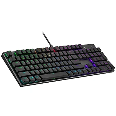 Afbeelding van Cooler Master SK652 Mechanisch Gaming Toetsenbord Black Edition TTC Low Profile Red US Qwerty