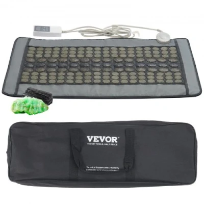 Image de VEVOR Coussin Chauffant Infrarouge Lointain 108 Pierres de Jade 42 Tourmaline