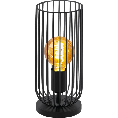 Afbeelding van EGLO Roccamena Tafellamp E27 Metaal Zwart