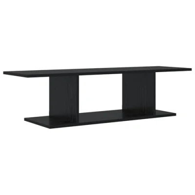 Afbeelding van vidaXL TV Kast met plank opslag Zwart 103 x 30 26.5 cm Bewerkt hout