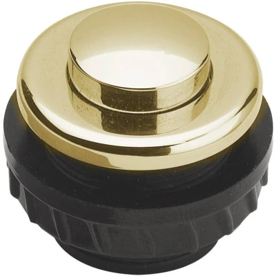 Afbeelding van Grothe 62025 Belknop 1 voudig Goud 12 V/1,5 A