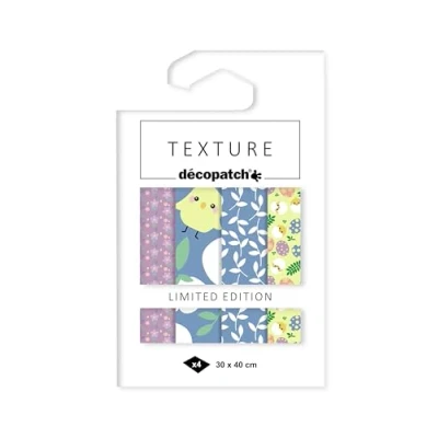 Afbeelding van Set Texture Decopatch papier &quot;Pasen&quot; hotfoil Limited Edition