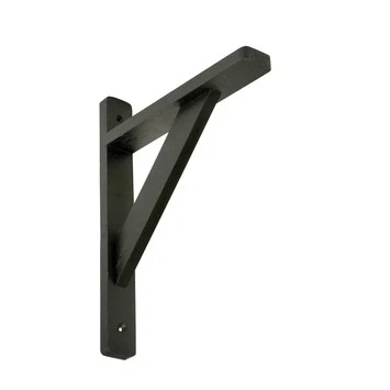 Afbeelding van Wovar Houten Plankdrager 20 x 25 cm Zwart Per Stuk