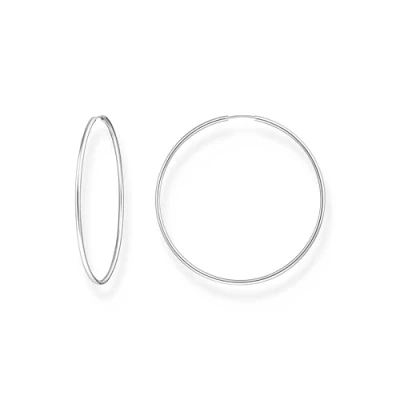 Afbeelding van Thomas Sabo Oorbellen 925 Sterling zilver CR729 001 21, zilver, Geen edelsteen