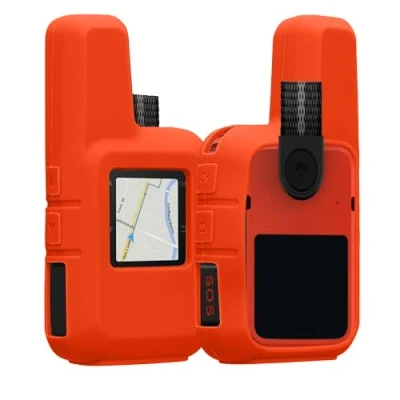 Afbeelding van kwmobile Hoesje geschikt voor Garmin inReach Mini 2 Beschermhoes handheld GPS Back cover in oranje