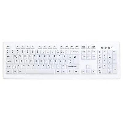 Afbeelding van Randapparaten: Toetsenborden: CHERRY AK C8100F U1 W/GE toetsenbord USB QWERTZ Duits Wit