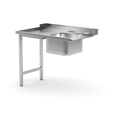 Afbeelding van Hendi aanvoertafel voor vaatwassers, RVS, 70(b)x120(d)x88(h)cm, 231791