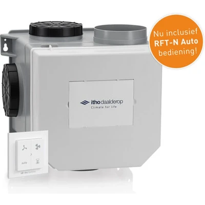 Afbeelding van Itho Daalderop ventilatie unit met eurostekker 375 m3/h. geint. RV
