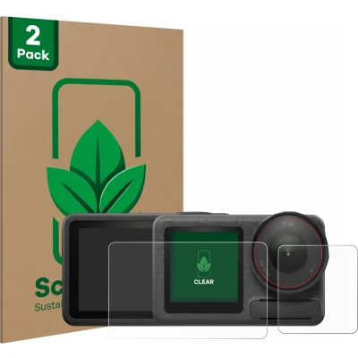 Afbeelding van ScreenLeaf Screenprotector voor DJI Osmo Action 5 Pro (case friendly) Duurzame schermbescherming Folie Beschermfolie transparant (2 Stuks)