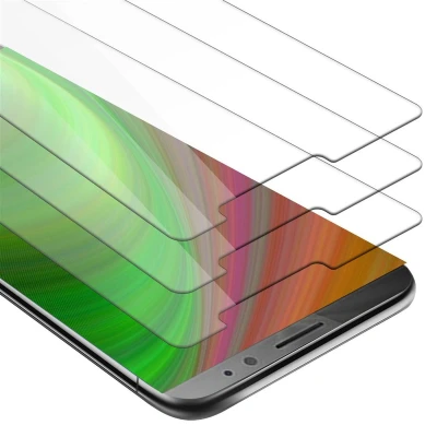 Afbeelding van Cadorabo 3x Screenprotector geschikt voor Huawei MATE 8 Beschermende Pantser Film in KRISTALHELDER Getemperd (Tempered) Display beschermend glas 9H hardheid met 3D Touch