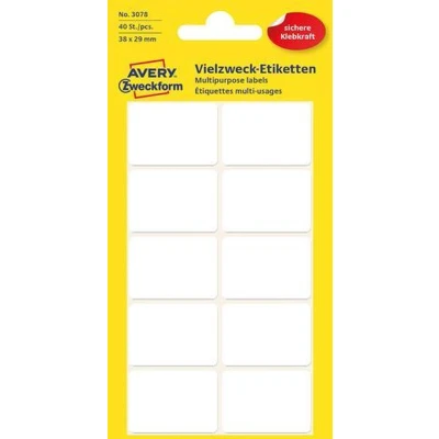 Afbeelding van Zweckform 3078: Kantooretiketten 40 St.