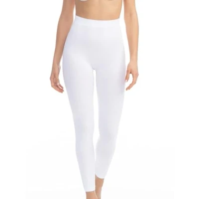 Afbeelding van FarmaCell 133 Anti cellulitis Massage Leggings met hoge taille voor dames, Wit.