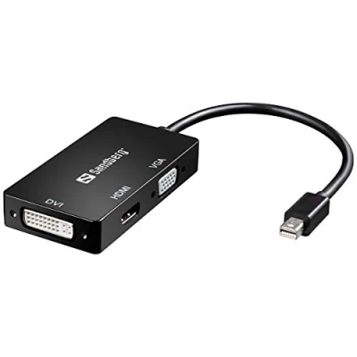 Afbeelding van Sandberg Adapter MiniDP&gt;HDMI+DVI+VGA