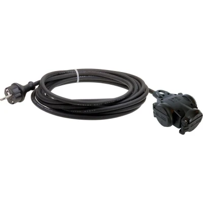 Afbeelding van Hangcontactblok 3 voudig (eitje) 3x1.5mm2 (10mtr)