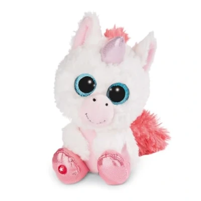 Afbeelding van Nici Knuffeleenhoorn Glubschis Junior 15 Cm Pluche Wit/roze