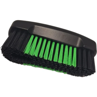 Afbeelding van Nagel en schrobborstel 5 x 12 cm ergonomisch Groen/Zwart