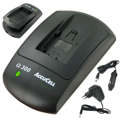 Afbeelding van AccuCell lader geschikt voor Canon BP 709 batterij, 718, 727, 745