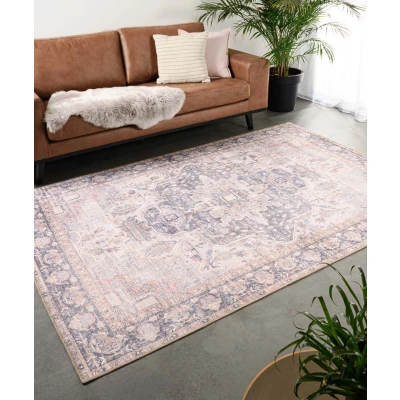 Afbeelding van Vintage Tapijt/Vloerkleed Fade Classic Beige 76x150 Cm