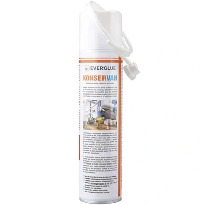 Afbeelding van EVERGLUE Konservan Beschermwaxspray voor kelders en holle afdichtingen, grondverf afdichtmiddel auto, camper, bestelwagen, roestconverter, 400