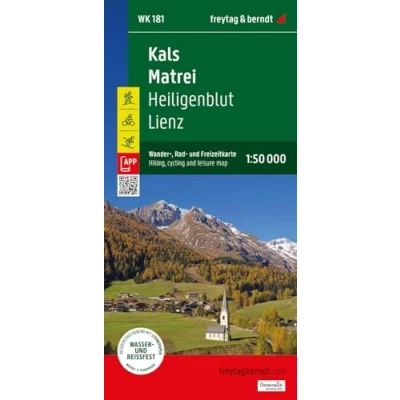 Afbeelding van Wander Rad Freizeitkarte Kals, Heiligenblut, Matrei, Lienz