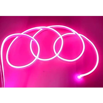 Afbeelding van Led Neon Strip Flexibel Waterdicht IP65 5 Meter 120 LED/m 12V Roze