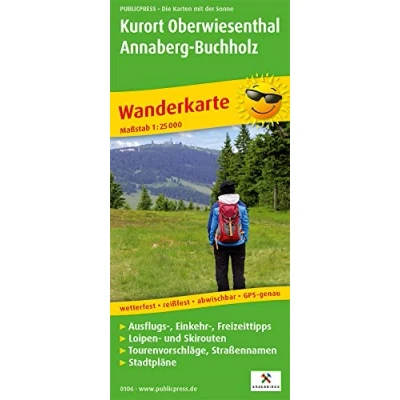 Afbeelding van Kurort Oberwiesenthal Annaberg Buchholz 1:25 000