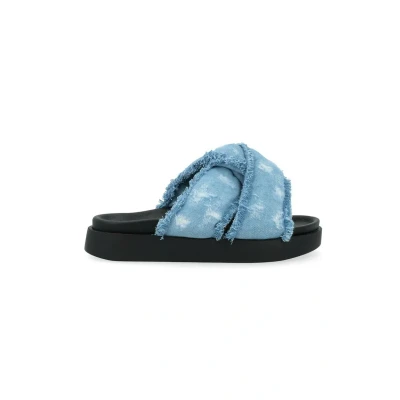 Afbeelding van Inuikii Azzurro Muiltjes, Dames, Maat: 41, Blu Schoenen