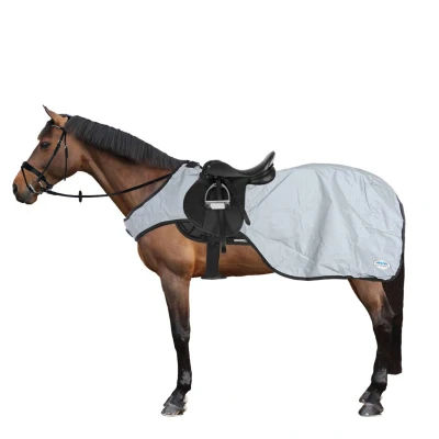 Afbeelding van Weatherbeeta Uitrijdeken Reflective Wrap Around Zilver/Zwart 135/185