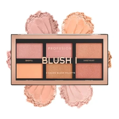 Afbeelding van Profusion Blush I Koude en warme kleuren Contouren 6 mooie tinten
