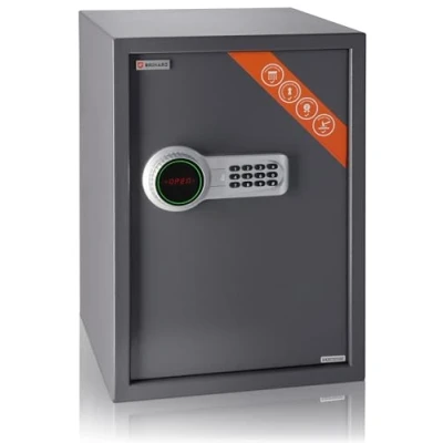 Afbeelding van Brihard Business XL kluis met elektronisch slot, 50 x 35 36 cm (h b d), titanium grijs
