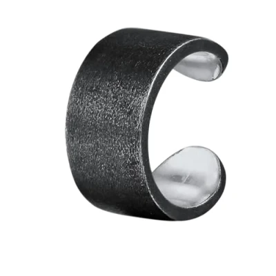Afbeelding van Kuzzoi Glanz Oorbellen, Heren, Maat: One Size, Schwarz